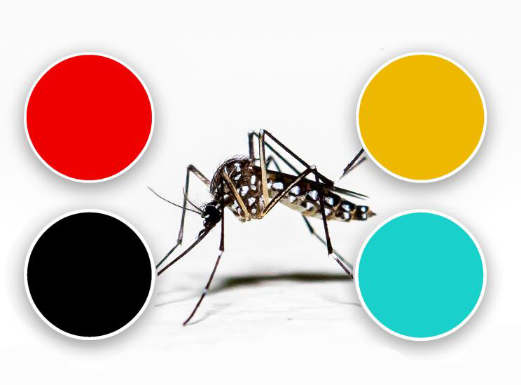 علاقه‌مندی پشه‌ها به طیف خاصی از رنگ‌ها!